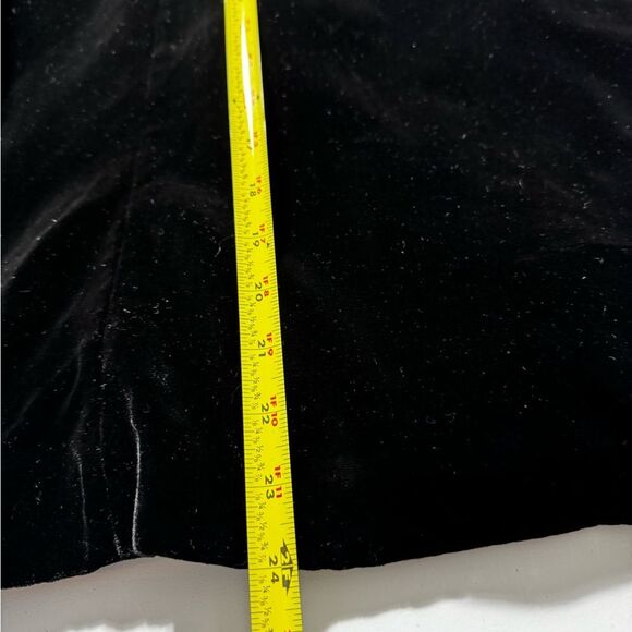 Lane Bryant Black Velvet 3/4 sleeve Portrait shawl collar Jacket Sz 28 - Picture 11 of 11